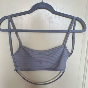 Grey crop top